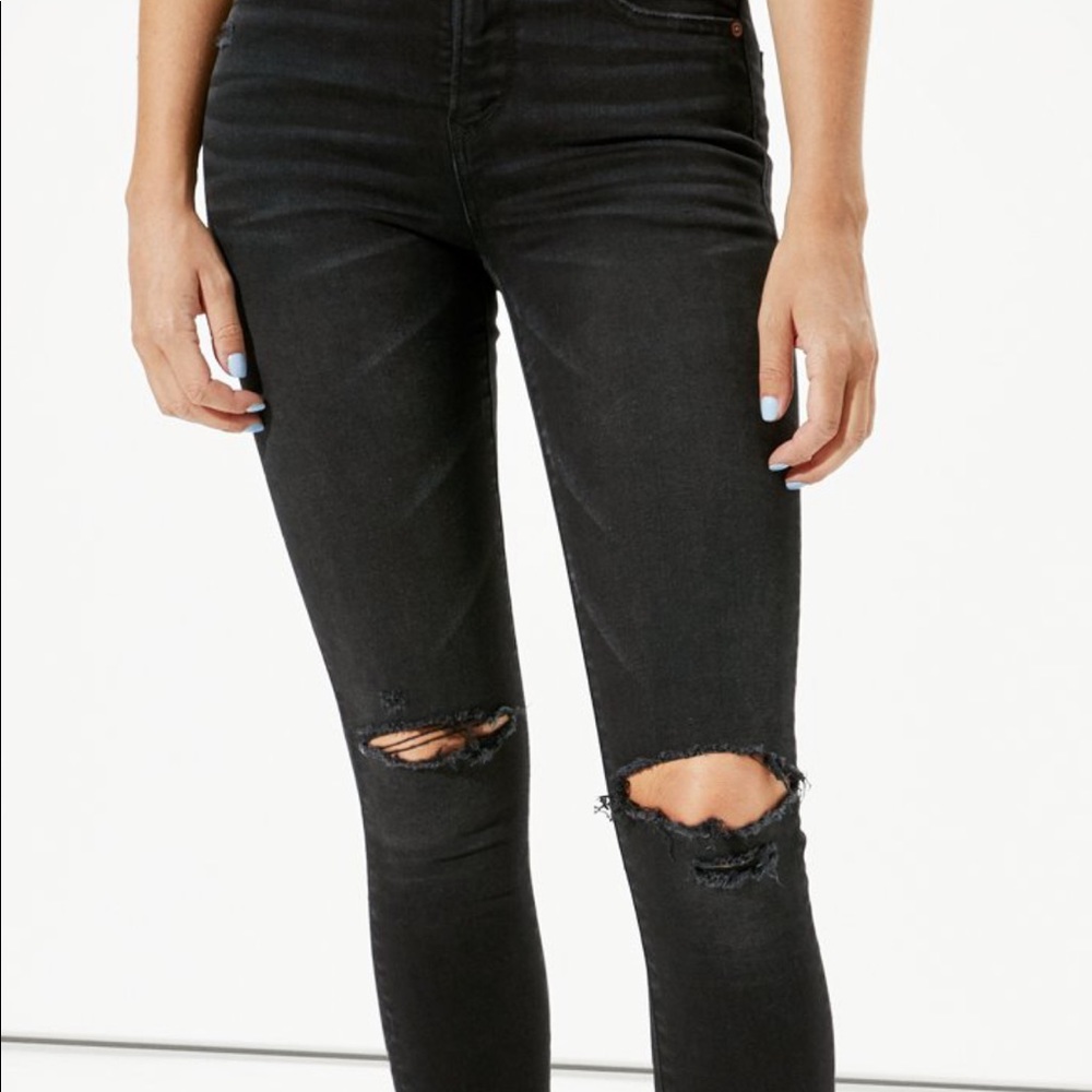 Black American Eagle Jeans